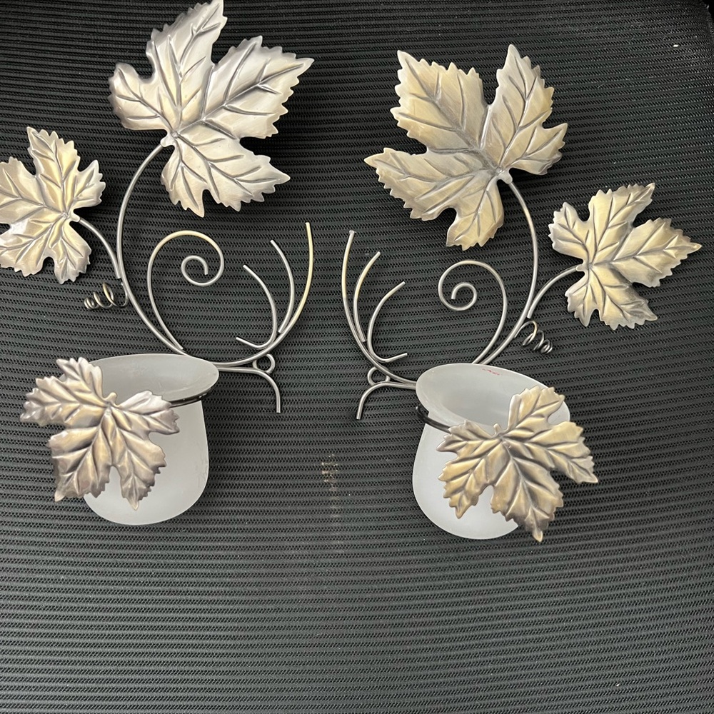 PartyLite Leaf Art Wall Decor